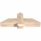 Ekena Millwork Eugene Smooth Timber Gable Bracket, Douglas Fir, 36"W x 13"H x 5 1/2"D x 5 1/2"F, 9/12 Pitch GBW036X13X0606EUG00SDF - alternate 5